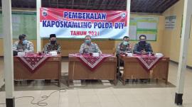 PEMBEKALAN KAPOSKAMLING POLDA DIY  TAHUN 2021